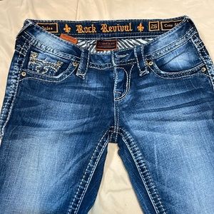 Rock Revival Crop Skinny Jeans